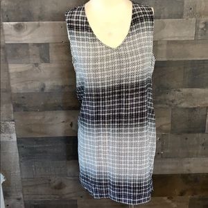 WAYF Black and White Dress